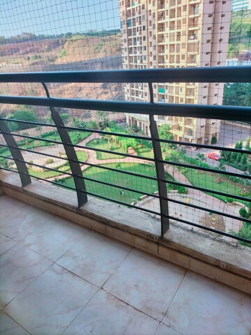 Balcony in 2 BHK Apartment at K Raheja Heights, Malad East – for Rent