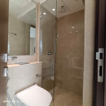 Bathroom in 2 BHK Apartment at Hiranandani Highland, Powai – for Rent