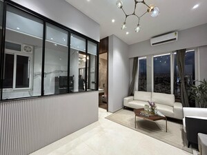 Living Room in 1 BHK Apartment at Ruparel Stardom, Malad West – for Sale