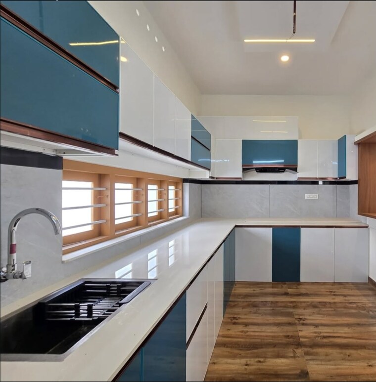 Kitchen, canara bank colony 3 Bedroom 1200 Sq.Ft. Villa In Canara Bank Colony Palakkad 8562058