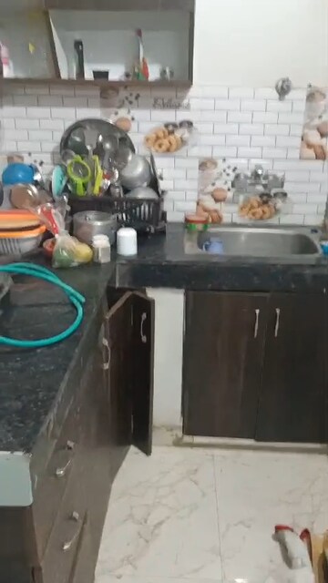 Kitchen in 1 BHK Builder Floor at Mehrauli – for Rent