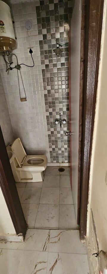 Bathroom in 2 BHK Builder Floor at Panchsheel Vihar – for Rent