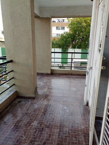 Balcony in 2.5 BHK Apartment at Vyas Ranjeet Heights, Rambaug Colony – for Rent