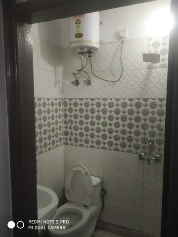 Bathroom in 1 BHK Builder Floor at Sai Enclave Niti Khand, Niti Khand – for Rent