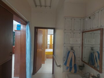 Bathroom in 3 BHK Apartment at Vyas Ranjeet Heights, Rambaug Colony – for Rent