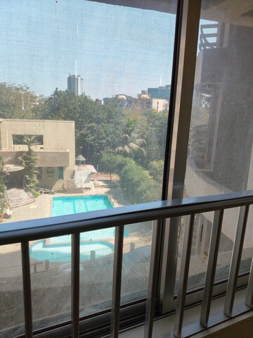 Balcony in 2.5 BHK Apartment at Gundecha Symphony, Andheri West – for Rent