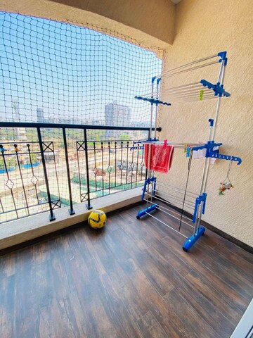 Balcony in 2 BHK Apartment at K Raheja Vistas Premiere, Mohammadwadi – for Rent