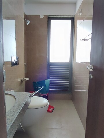 Bathroom in 3 BHK Apartment at Piramal Sunteck Signia Waterfront, Airoli Sector 14 – for Rent
