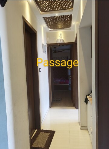 Building Lobby in 3 BHK Apartment at Akshar Green World, Dighe – for Rent