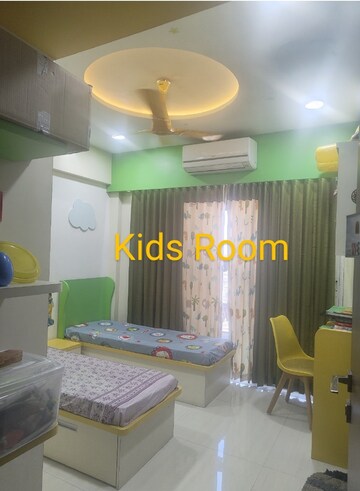 Living Room in 3 BHK Apartment at Akshar Green World, Dighe – for Rent