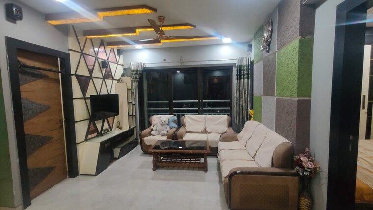 Living Room, vistas-chs 1 Bedroom 538 Sq.Ft. Apartment In Kavesar Thane 8565361