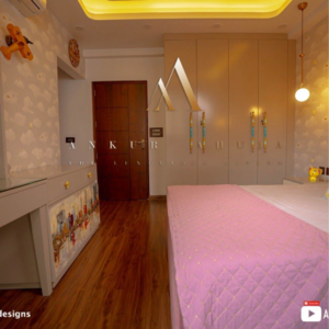 Bedroom in 4 BHK Apartment at Emaar Palm Terraces Select, Sector 66 – for Sale