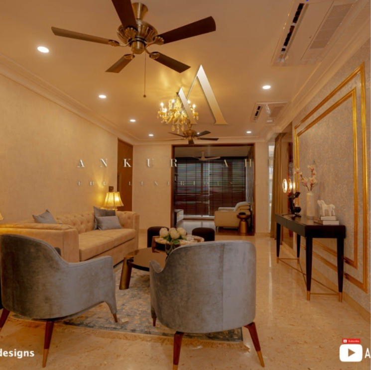 Living Room, emaar-palm-terraces-select 4 Bedroom 2410 Sq.Ft. Apartment In Sector 66 Gurgaon 8564690