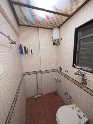 Bathroom in 1 BHK Apartment at Raj Garden, Kandivali West – for Sale