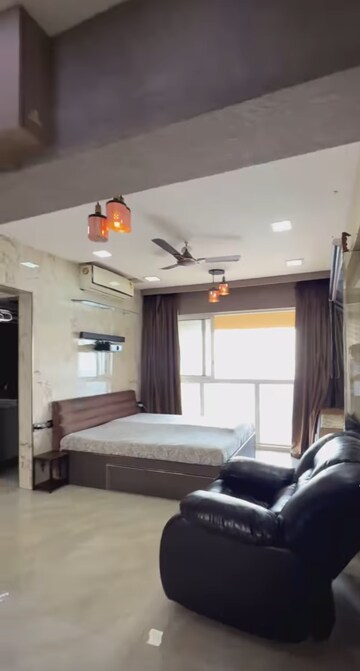 Living Room in 2 BHK Apartment at Montreal Tower, Andheri West – for Rent