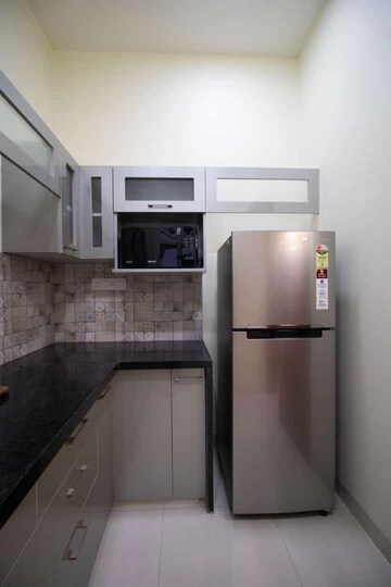 Kitchen in 3 BHK Apartment at Shubham Shubh Nikunj, Patrakar Colony – for Sale