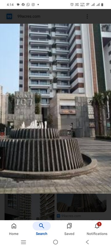 4 BHK Apartment For Rent in ABA County 107, Sector 107