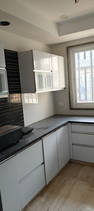 Kitchen in 3 BHK Builder Floor at Vishal Enclave – for Rent