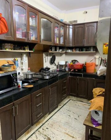 Kitchen in 3 BHK Builder Floor at Malviya Nagar – for Sale
