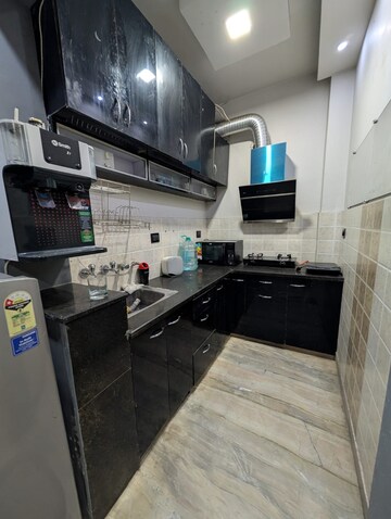Kitchen in 2 BHK Builder Floor at Subhash Nagar – for Rent
