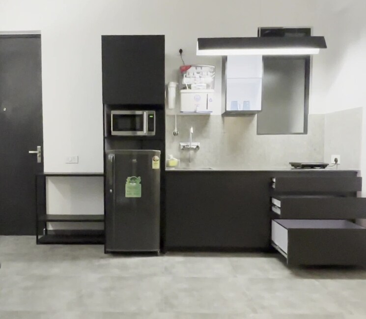 Kitchen, paryavaran complex 1 Bedroom 450 Sq.Ft. Builder Floor In Paryavaran Complex Delhi 8566727