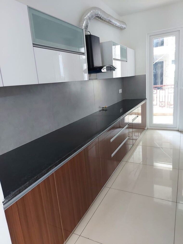 Kitchen, hermitage-centralis 3.5 Bedroom 2025 Sq.Ft. Apartment In Vip Road Zirakpur 8567651
