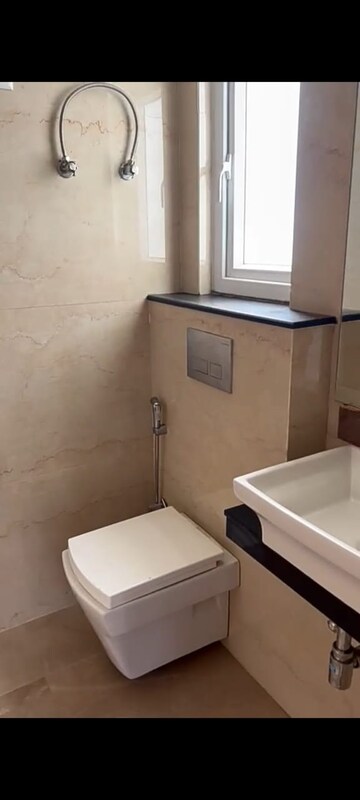 Bathroom in 3 BHK Builder Floor at Smart World Gems, Sector 89 – for Rent