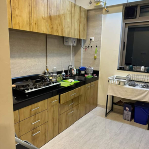 Kitchen in 2 BHK Apartment at Kamala Nav Natraj, Navin Nagar – for Sale