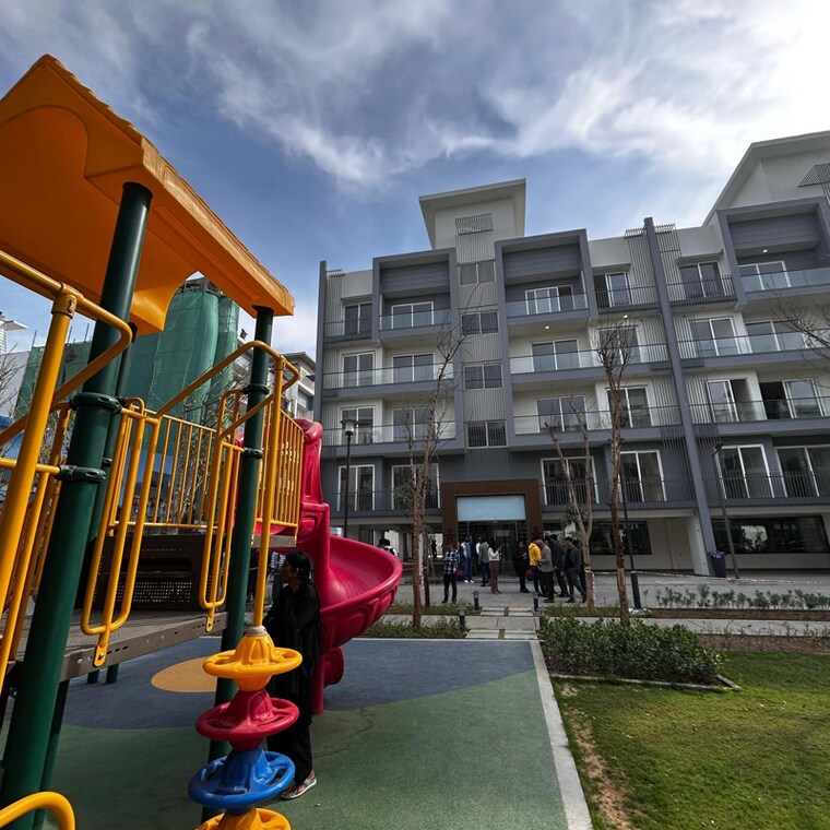 Exterior View, smart-world-gems 2.5 Bedroom 1183 Sq.Ft. Builder Floor In Sector 89 Gurgaon 8568356