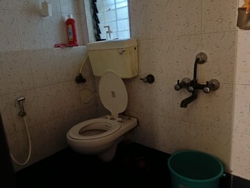 Bathroom in 1 BHK Apartment at HDIL Dheeraj Jamuna, Malad West – for Rent