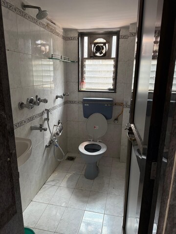 Bathroom in 1 BHK Apartment at Khar West – for Rent