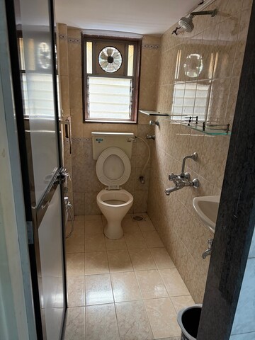 Bathroom in 1 BHK Apartment at Khar West – for Rent