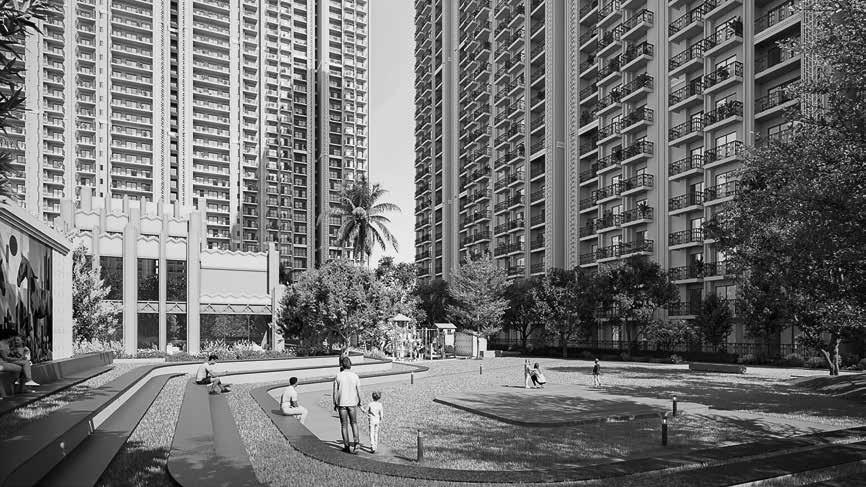 Exterior View, ats-homekraft-sanctuary 4 Bedroom 2685 Sq.Ft. Apartment In Sector 105 Gurgaon 8568911