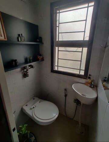 Bathroom in 3 BHK Apartment at Khar West – for Rent