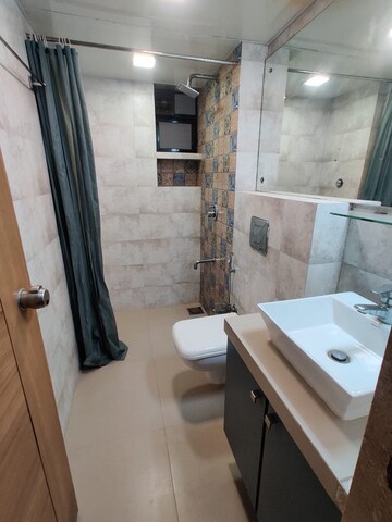 Bathroom in 3 BHK Apartment at Khar West – for Rent