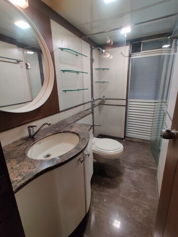 Bathroom in 3 BHK Apartment at Khar West – for Rent