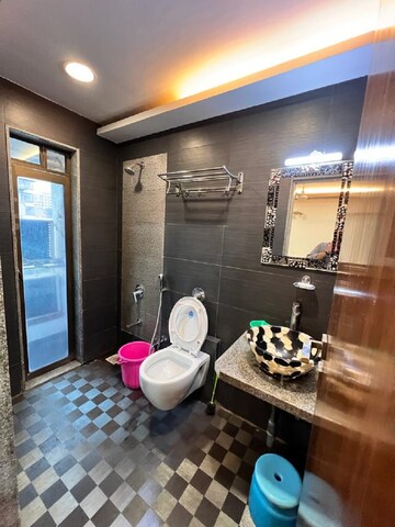 Bathroom in 1 RK Apartment at Bandra West – for Rent