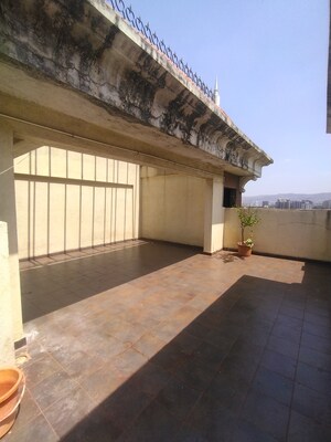 Terrace in 3 BHK Penthouse at Bramhacorp Emerald County, Kondhwa – for Rent