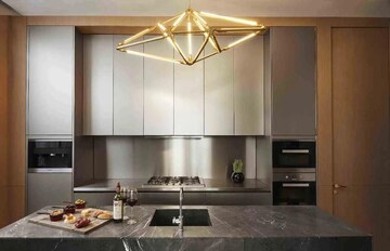 Living Room in 4 BHK Apartment at K Raheja Artesia, Worli – for Sale