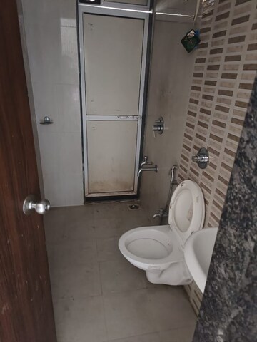 Bathroom in 1 BHK Apartment at Raunak Bliss, Ghodbunder Road – for Rent