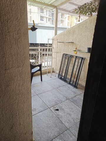 Balcony in 1 BHK Apartment at Raunak Bliss, Ghodbunder Road – for Rent