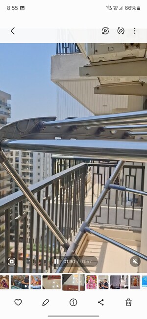 Balcony in 2 BHK Apartment at Windsor Paradise 2, Raj Nagar Extension – for Sale