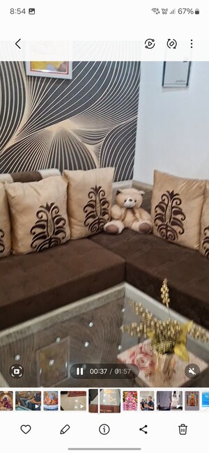 Living Room in 2 BHK Apartment at Windsor Paradise 2, Raj Nagar Extension – for Sale