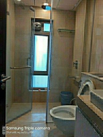 Bathroom in 2.5 BHK Apartment at Oberoi Realty Woods, Goregaon East – for Rent
