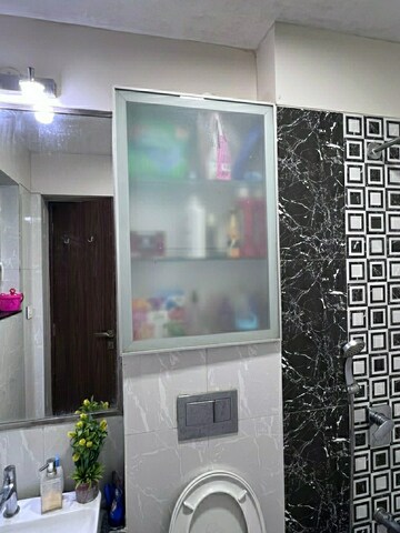 Bathroom in 2 BHK Apartment at Omkar Ananta, Goregaon East – for Rent