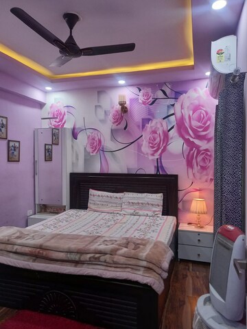 Bedroom in 2 BHK Builder Floor at Nilay Square, Alpha Ii Greater Noida – for Rent