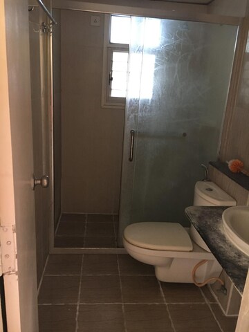 Bathroom in 3 BHK Apartment at Abodh Valmark, Hebbal – for Rent