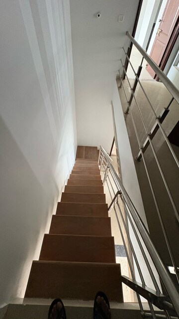 Staircase in 4 BHK Apartment at Rohtas Presidential Tower, Vibhuti Khand – for Rent