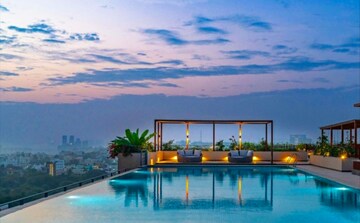 Swimming Pool in 4 BHK Apartment at Sri Fortune One, Banjara Hills – for Rent