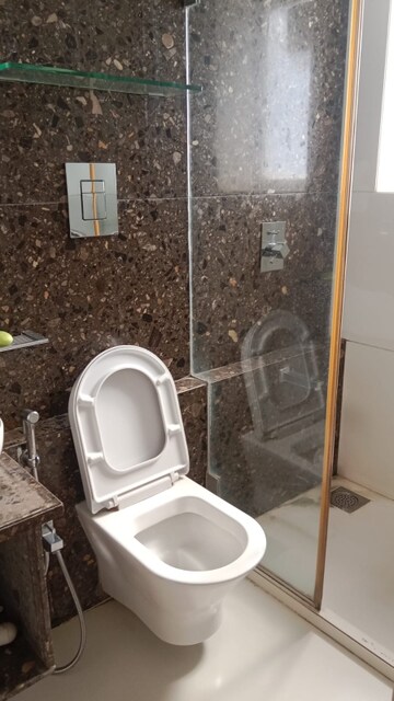 Bathroom in 3 BHK Apartment at Colaba Court, Colaba – for Rent